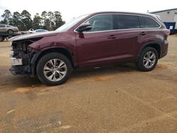 Toyota Highlander salvage cars for sale: 2014 Toyota Highlander XLE