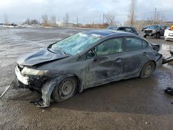 Vehiculos salvage en venta de Copart Montreal Est, QC: 2013 Honda Civic LX