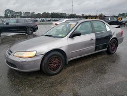 Honda Accord ex salvage cars for sale: 2000 Honda Accord EX