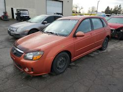 KIA spectra5 salvage cars for sale: 2008 KIA SPECTRA5 5 SX