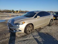 Vehiculos salvage en venta de Copart Lumberton, NC: 2017 Ford Fusion Titanium