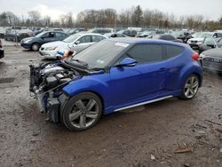 Salvage cars for sale from Copart Chalfont, PA: 2015 Hyundai Veloster Turbo