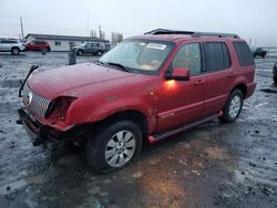 Mercury Mountainer salvage cars for sale: 2007 Mercury Mountaineer Luxury