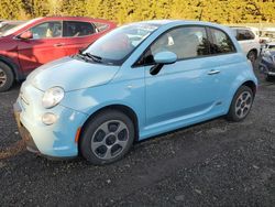 Fiat 500 salvage cars for sale: 2015 Fiat 500 Electric