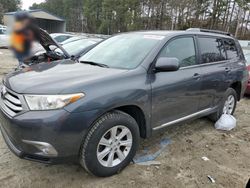 Toyota Highlander salvage cars for sale: 2012 Toyota Highlander Base