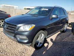 Mercedes-Benz m-Class salvage cars for sale: 2012 Mercedes-Benz ML 350 Bluetec