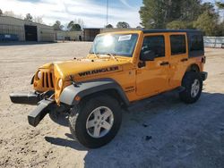 Jeep Wrangler Unlimited Sport salvage cars for sale: 2012 Jeep Wrangler Unlimited Sport