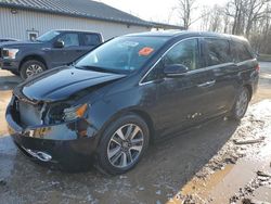 Salvage cars for sale from Copart York Haven, PA: 2015 Honda Odyssey Touring