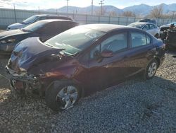 Salvage cars for sale from Copart Magna, UT: 2013 Honda Civic LX