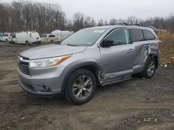 Toyota Highlander salvage cars for sale: 2014 Toyota Highlander LE