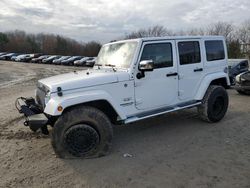 Jeep Wrangler salvage cars for sale: 2016 Jeep Wrangler Unlimited Sahara