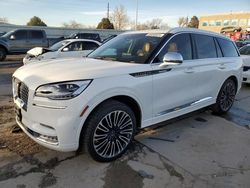 Lincoln Aviator Vehiculos salvage en venta: 2021 Lincoln Aviator Black Label