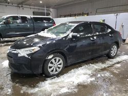 Toyota salvage cars for sale: 2015 Toyota Corolla L