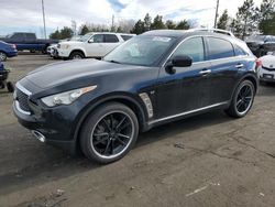 Infiniti QX70 salvage cars for sale: 2017 Infiniti QX70