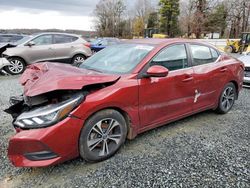 Nissan salvage cars for sale: 2020 Nissan Sentra SV