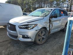 Infiniti qx60 Luxe salvage cars for sale: 2020 Infiniti QX60 Luxe