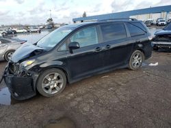 Toyota Sienna salvage cars for sale: 2012 Toyota Sienna Sport