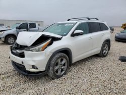 Toyota Highlander salvage cars for sale: 2015 Toyota Highlander Limited