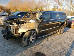 Cadillac salvage cars for sale: 2017 Cadillac Escalade ESV Luxury