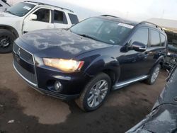 Mitsubishi Outlander salvage cars for sale: 2010 Mitsubishi Outlander SE