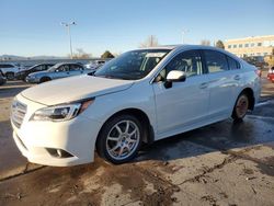 Subaru Legacy salvage cars for sale: 2016 Subaru Legacy 2.5I Limited