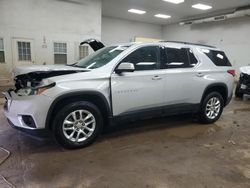 Salvage cars for sale from Copart Davison, MI: 2019 Chevrolet Traverse LT