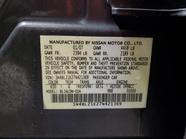 2007 Nissan Altima 3.5SE