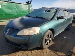 Pontiac salvage cars for sale: 2006 Pontiac G6 SE1