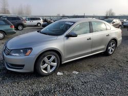 Volkswagen salvage cars for sale: 2012 Volkswagen Passat SE