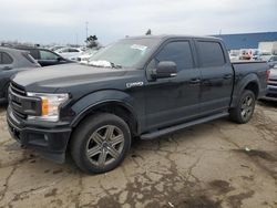 Ford f-150 salvage cars for sale: 2018 Ford F150 Supercrew