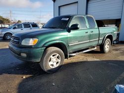 Toyota Tundra Access cab Limited salvage cars for sale: 2002 Toyota Tundra Access Cab Limited