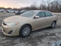 Salvage cars for sale from Copart Ellwood City, PA: 2012 Toyota Camry Base