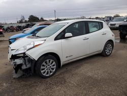 Nissan salvage cars for sale: 2017 Nissan Leaf S