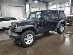 Jeep Wrangler salvage cars for sale: 2015 Jeep Wrangler Unlimited Sport