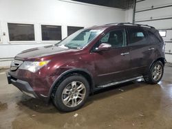 Acura salvage cars for sale: 2009 Acura MDX Technology