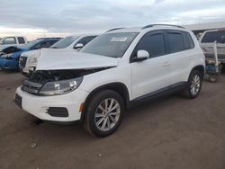 Volkswagen Tiguan salvage cars for sale: 2017 Volkswagen Tiguan S