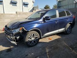 Mitsubishi Outlander salvage cars for sale: 2016 Mitsubishi Outlander SE