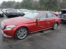 Mercedes-Benz salvage cars for sale: 2016 Mercedes-Benz C 300 4matic