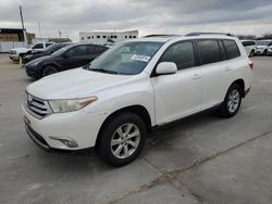 Toyota Highlander salvage cars for sale: 2013 Toyota Highlander Base