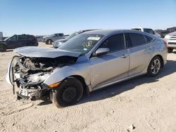 Salvage cars for sale from Copart Amarillo, TX: 2016 Honda Civic LX