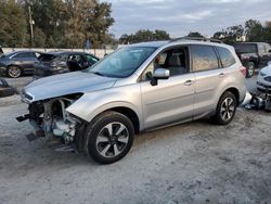 Subaru Forester salvage cars for sale: 2018 Subaru Forester 2.5I Premium