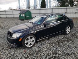 Mercedes-Benz salvage cars for sale: 2010 Mercedes-Benz C 300 4matic