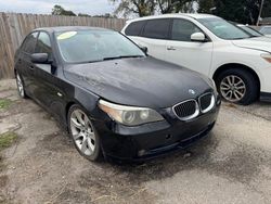 BMW 5 Series salvage cars for sale: 2006 BMW 550 I