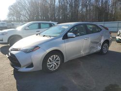 Toyota Corolla salvage cars for sale: 2018 Toyota Corolla L