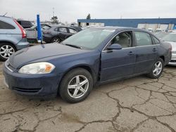 Chevrolet Impala salvage cars for sale: 2007 Chevrolet Impala LT