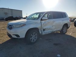 Toyota Highlander salvage cars for sale: 2013 Toyota Highlander Base