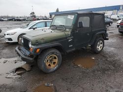 1997 Jeep Wrangler / TJ Sport en venta en Woodhaven, MI