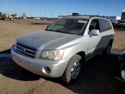 Toyota Highlander salvage cars for sale: 2003 Toyota Highlander Limited