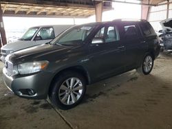 Toyota Highlander salvage cars for sale: 2008 Toyota Highlander Hybrid Limited