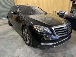 Mercedes-Benz s-Class salvage cars for sale: 2018 Mercedes-Benz S 450 4matic